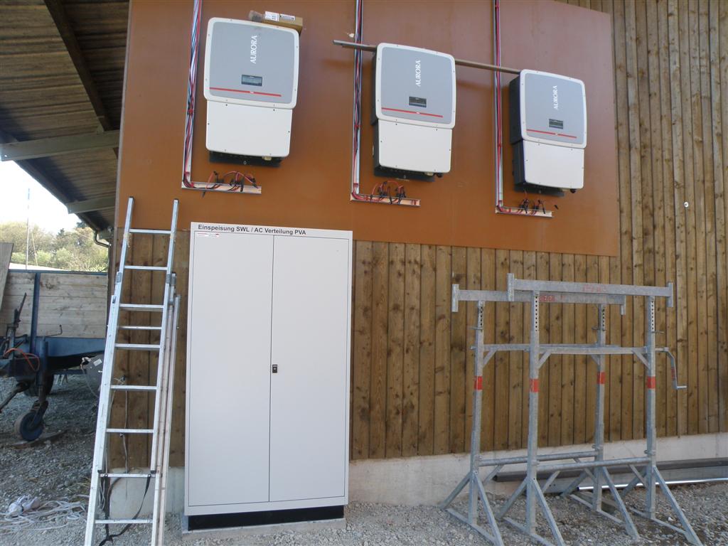 Arbeiten an der Anlage